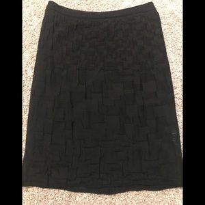 M Missoni black knit skirt